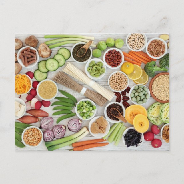 Postal de todas las verduras (Anverso)