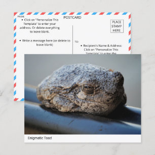 Postal de toga enigmática