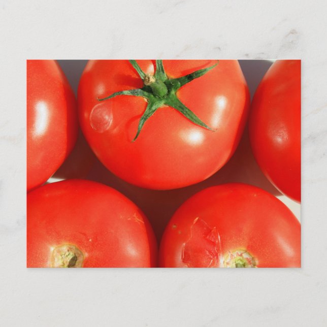 postal de Tomates Rojos (Anverso)