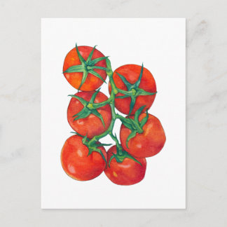 Postal de tomates rojos