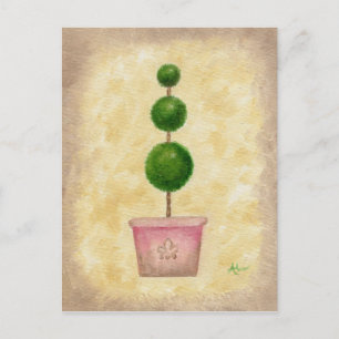 postal de Topiary Globe
