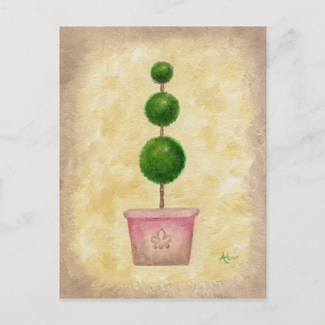 postal de Topiary Globe (Anverso)