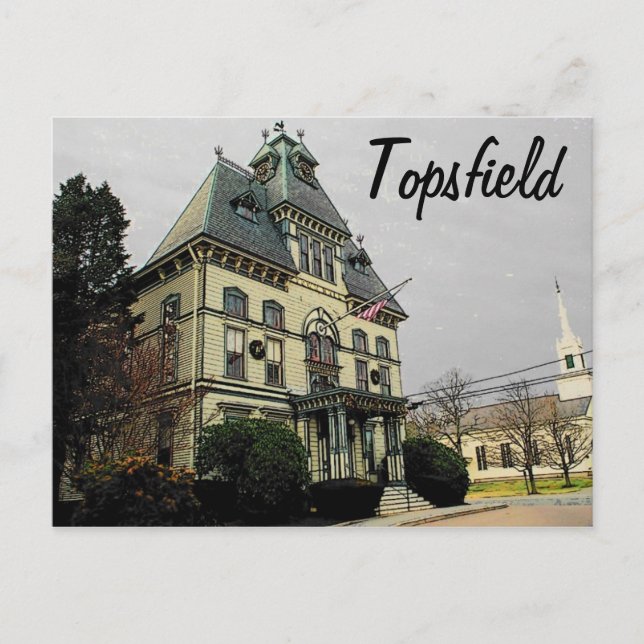 Postal de Topsfield (Anverso)