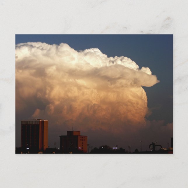 Postal de tormenta de ciudad (Anverso)