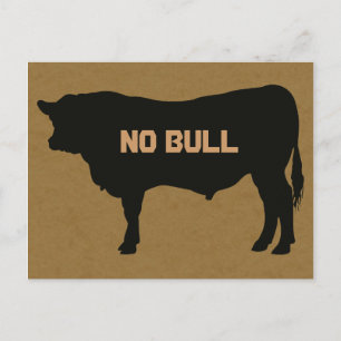 Postal de toro de Angus