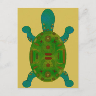 Postal de torta marrón