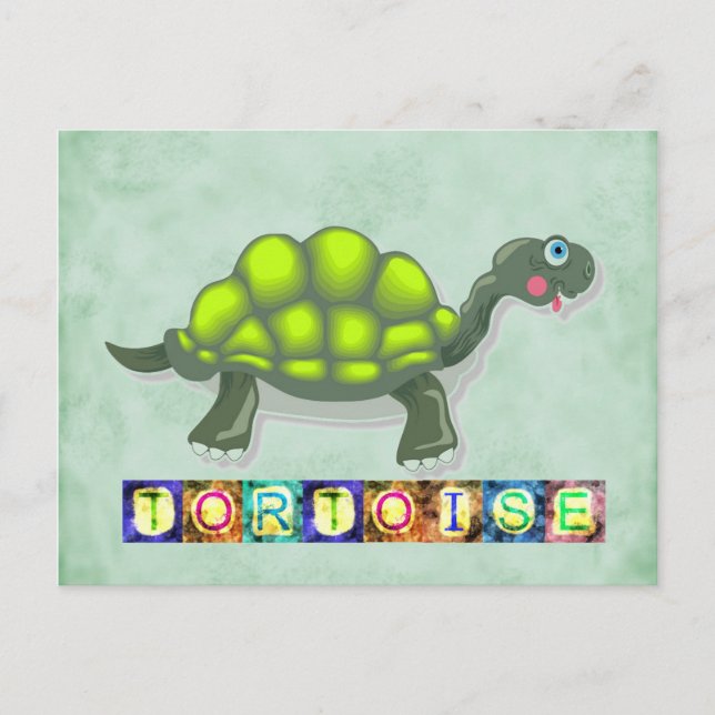 Postal de tortuga (Anverso)