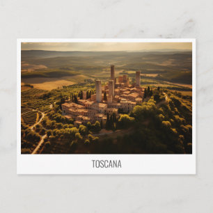 Postal de Toscana, Italia
