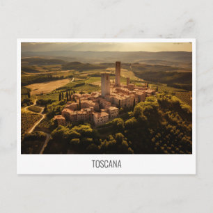 Postal de Toscana, Italia
