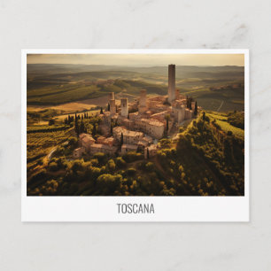 Postal de Toscana, Italia
