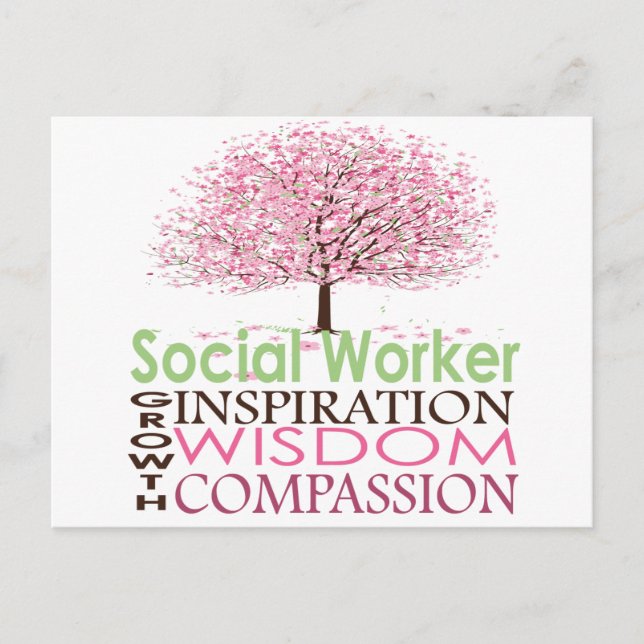 Postal de trabajador social (Anverso)