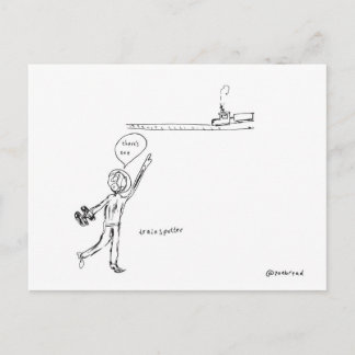 postal de trainspotter