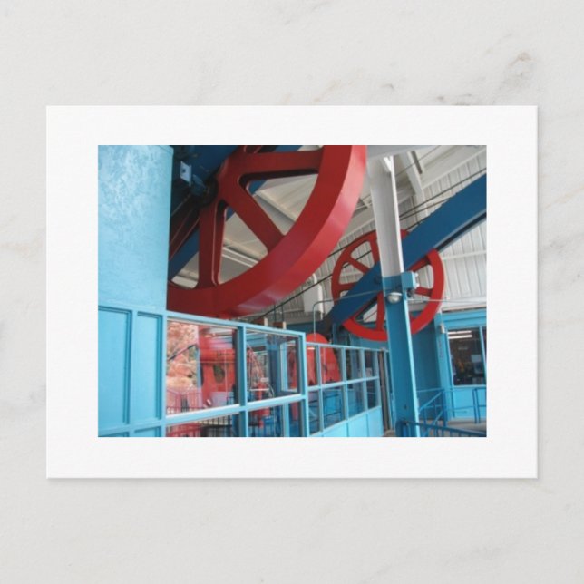 Postal de tranvía aérea pico de Sandia (Anverso)