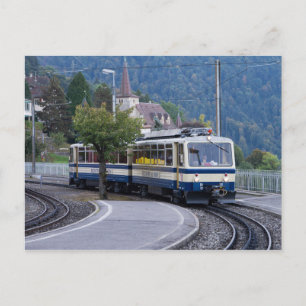 postal de trenes de Suiza