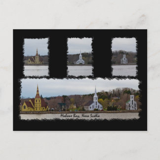 Postal de tres iglesias