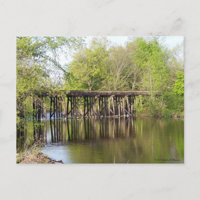 Postal de Trestle del Viejo Tren (Anverso)