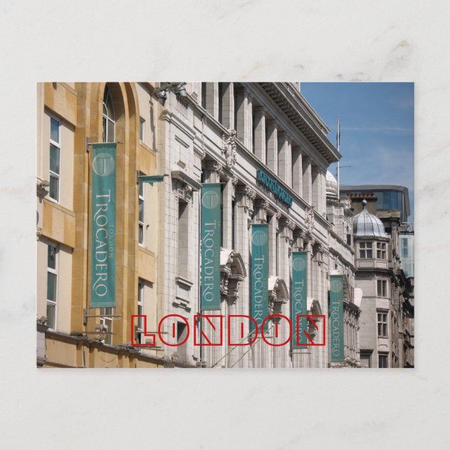 Postal de Trocadero London UK (Anverso)