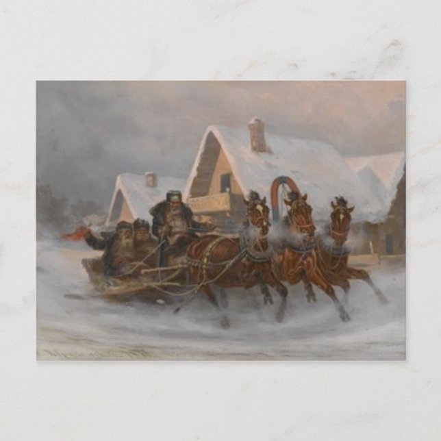 Postal de Troika (Anverso)