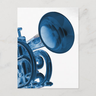 Postal de trompeta con Trumpet en primer plano