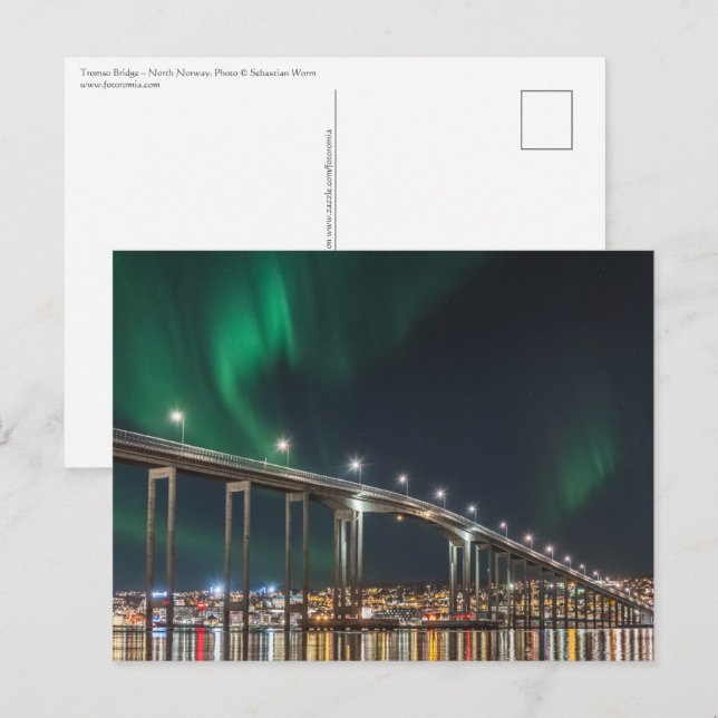 Postal de Tromso Bridge (Anverso / Reverso)