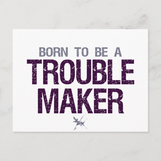Postal de Trouble Maker (Anverso)