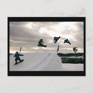 Postal de trucos de Snowboard