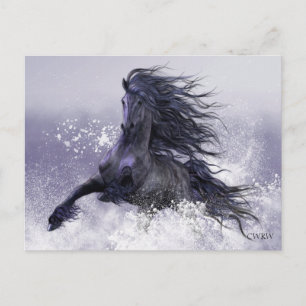 Postal de trueno de invierno