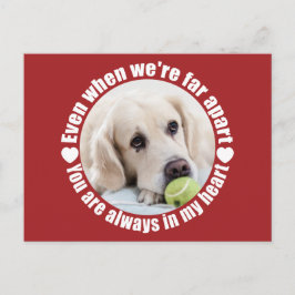 postal de tu personalizado de FOTO Far Apart Love