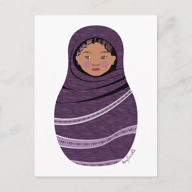 Postal de Tuareg Matryoshka (Anverso)