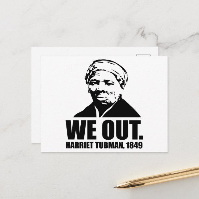 Postal de Tubman para We Out-Harriet (Anverso/Reverso In Situ)