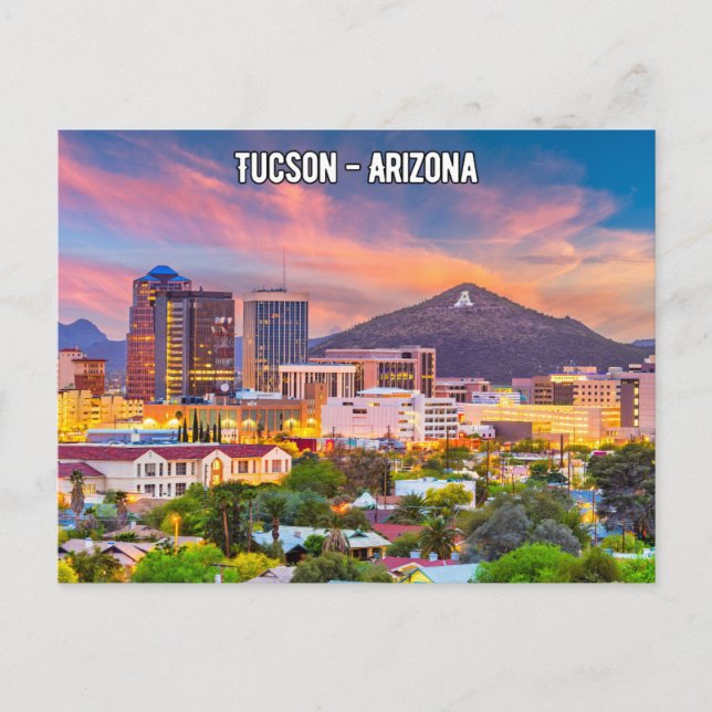 Postal de Tucson Arizona (Anverso)