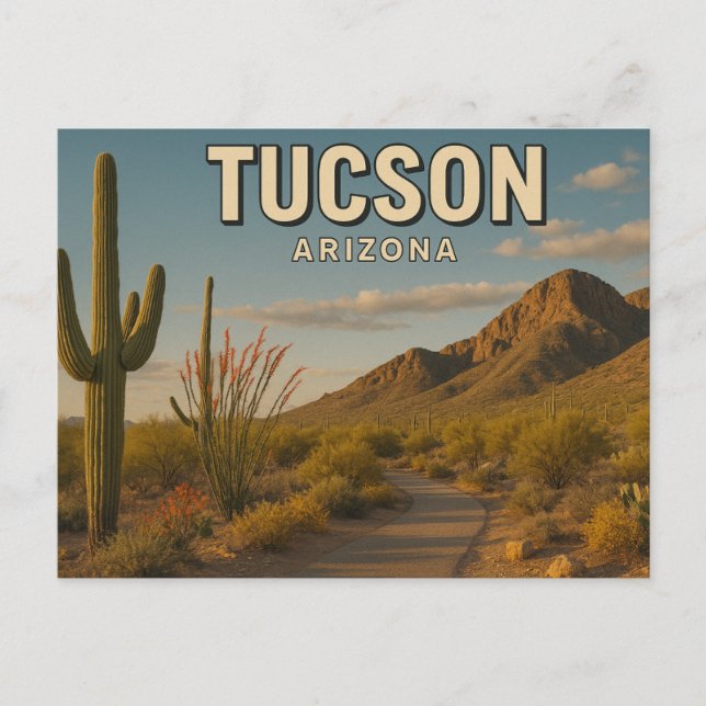 Postal de Tucson Arizona (Anverso)
