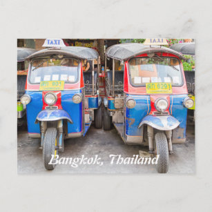 Postal de tuk tuk tuk de Bangkok