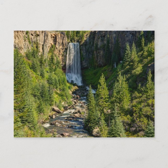 Postal de Tumalo Falls (Anverso)