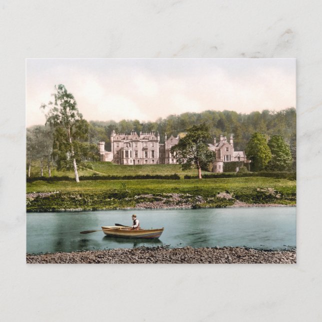 Postal De Tweed, Abbotsford, Escocia (Anverso)