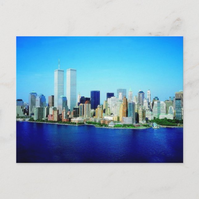 Postal de Twin Towers (alias World Trade Center) (Anverso)
