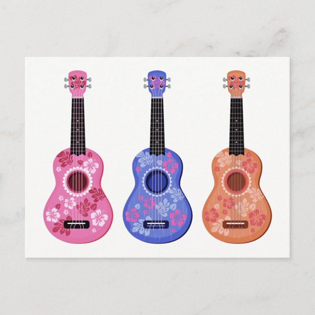 postal de Ukuleles (Anverso)