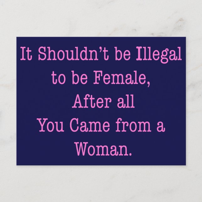 Postal De una mujer (Anverso)