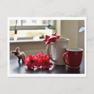 postal de "Una taza de amor"