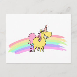 postal de unicornio