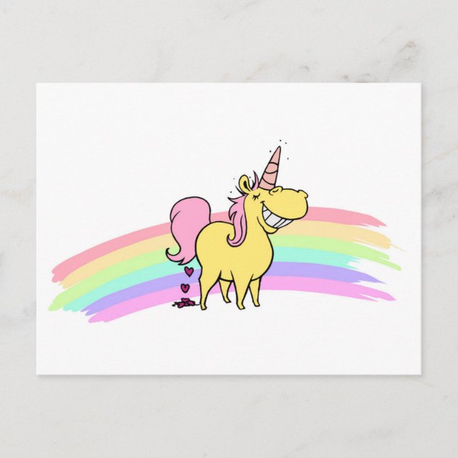 postal de unicornio (Anverso)
