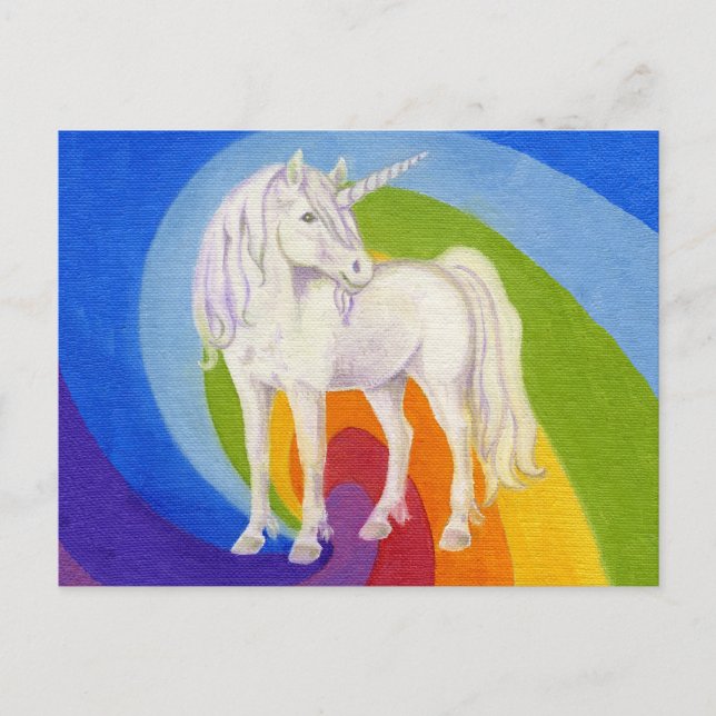postal de Unicornio (Anverso)