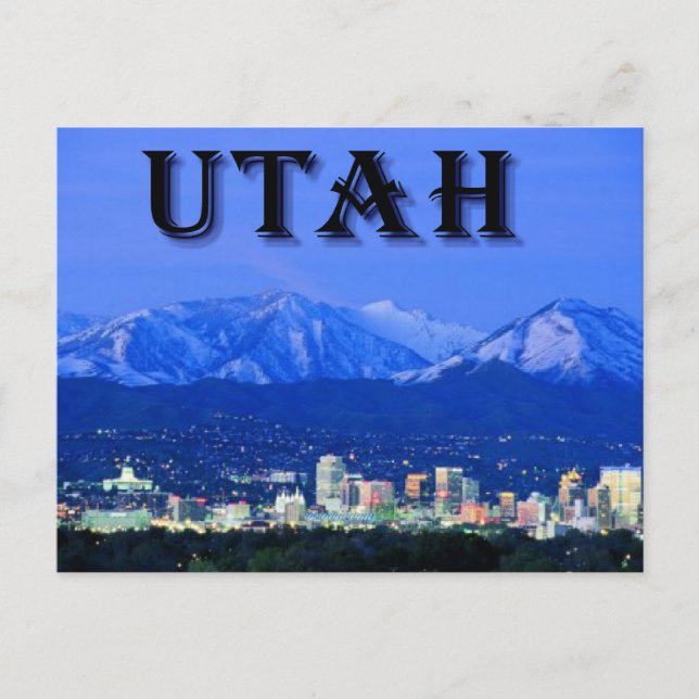 Postal de Utah (Anverso)