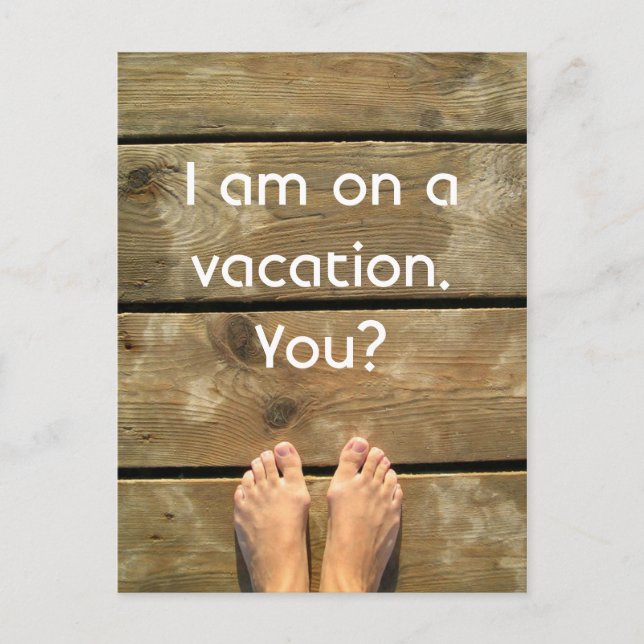 Postal De vacaciones (Anverso)