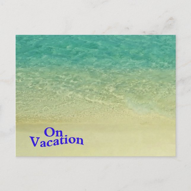 Postal de vacaciones (Anverso)