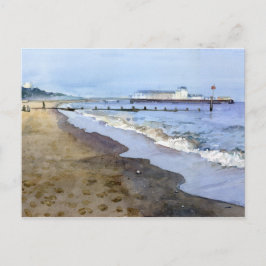postal de vacaciones de Bournemouth Beach