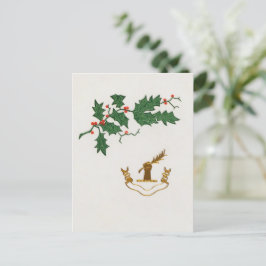 postal de vacaciones de la sucursal de los navidad