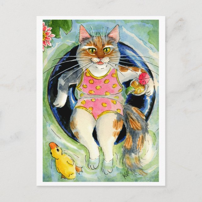 Postal de vacaciones de verano, deseando que estés (Anverso)