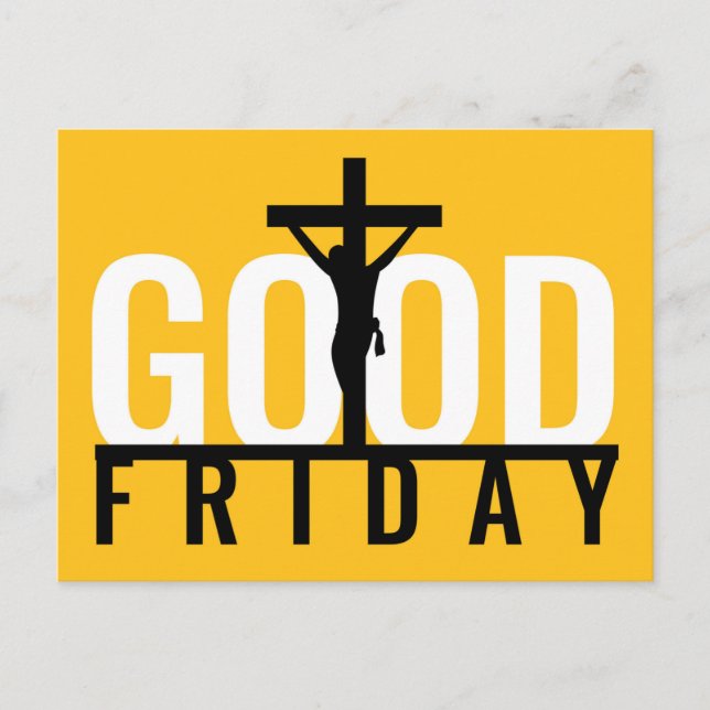 Postal de vacaciones de Viernes Santo (Anverso)