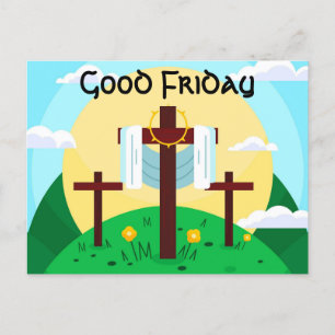 Postal de vacaciones de Viernes Santo